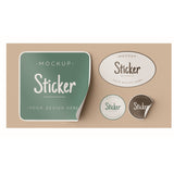 Adhesive stickers, labels